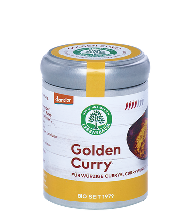 Demeter condiment auriu de curry bio 55 g