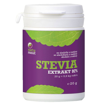 Extract pur de stevia 97% Natusweet, 20 g